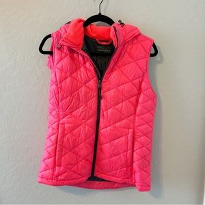 Tek Gear Puffer Vest Hot Pink Snow Skiing Winter